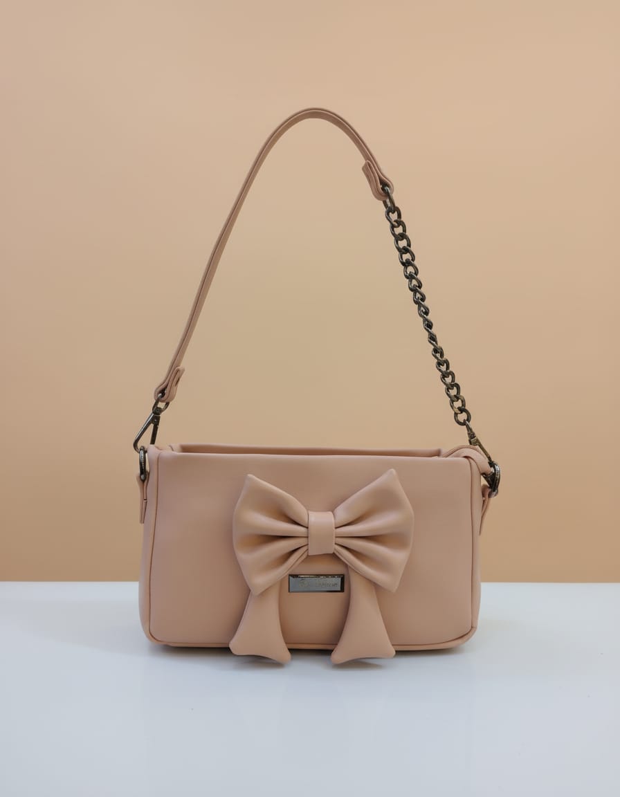 Elatona Premium Soft Sling Bag for Women & Girls | Stylish Crossbody Handbag with Flap & Zip Closure | Compact Shoulder Bag with Adjustable Strap | Pink & Green