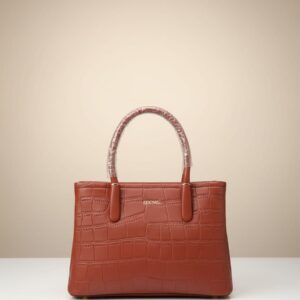 Edone Premium PU Handbag for Women | Stylish Top Handle & Sling Bag with 3 Compartments | Elegant Daily & Office Use Handbag | Maroon, Pink, Khaki