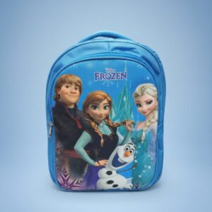 Premium Heavy Canvas School Bag for Girls | Large Capacity Backpack with 3 Compartments | Durable & Stylish Daily Use School Bag | Firozi (Turquoise)