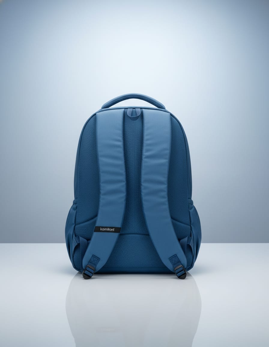 Premium Waterproof School Bag for Students (Class 7th–12th) | Durable Backpack with 3 Compartments & Multiple Pockets | Large Capacity Daily Use School Bag | Blue