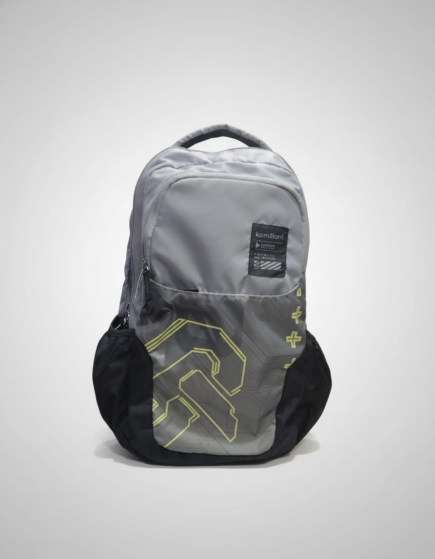 Premium Waterproof School Bag for Students (Class 7th–12th) | Durable Backpack with 3 Compartments & 4 Zip Pockets | Large Capacity Daily Use School Bag | Greyish Black
