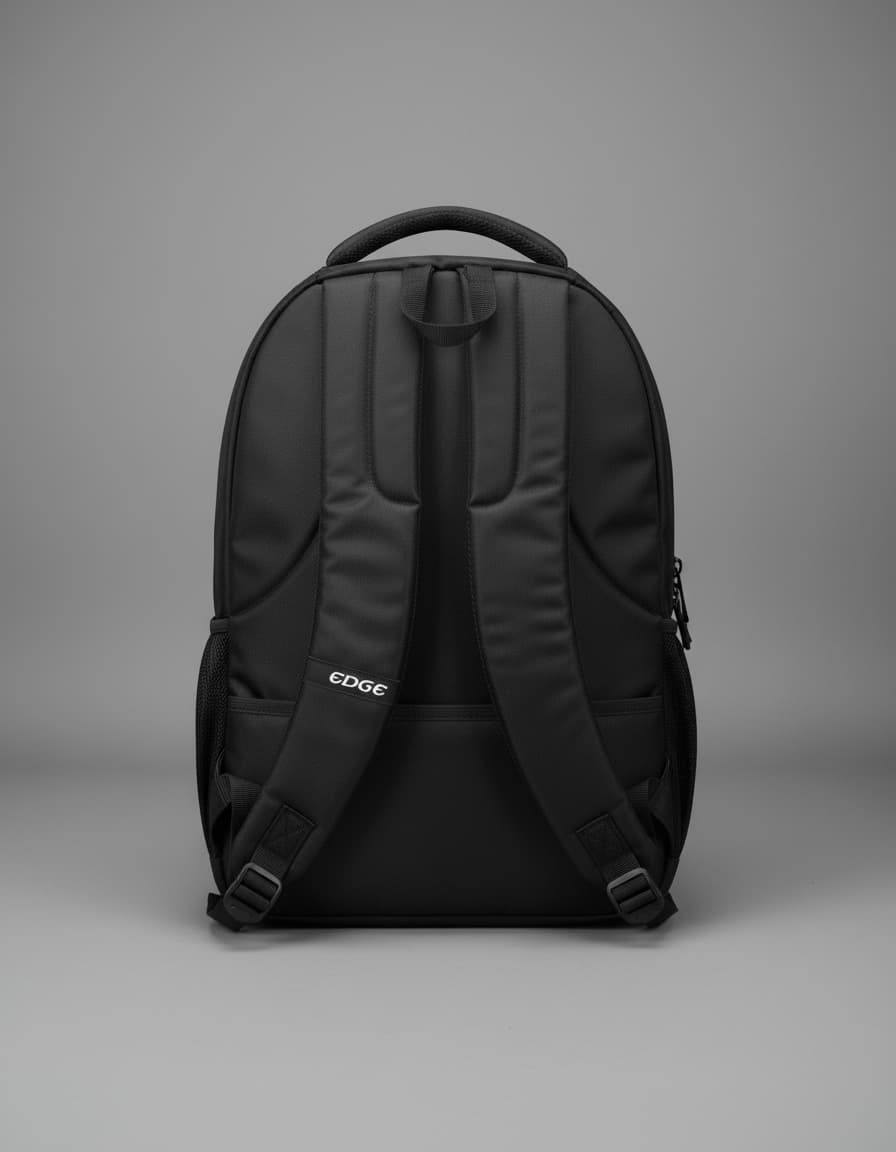 Edge Premium Waterproof School Bag for Students (Class 7th–12th) | Stylish & Durable Backpack with 3 Compartments & 4 Zip Pockets | Large Capacity School Backpack | Purple & Black