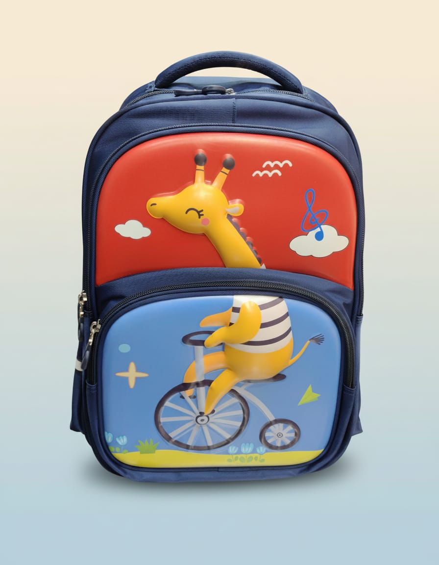 Premium Waterproof School Bag for Kids (Class 2nd) | Durable & Lightweight Backpack with 3 Compartments & Multiple Pockets | Comfortable School Bag | Blue
