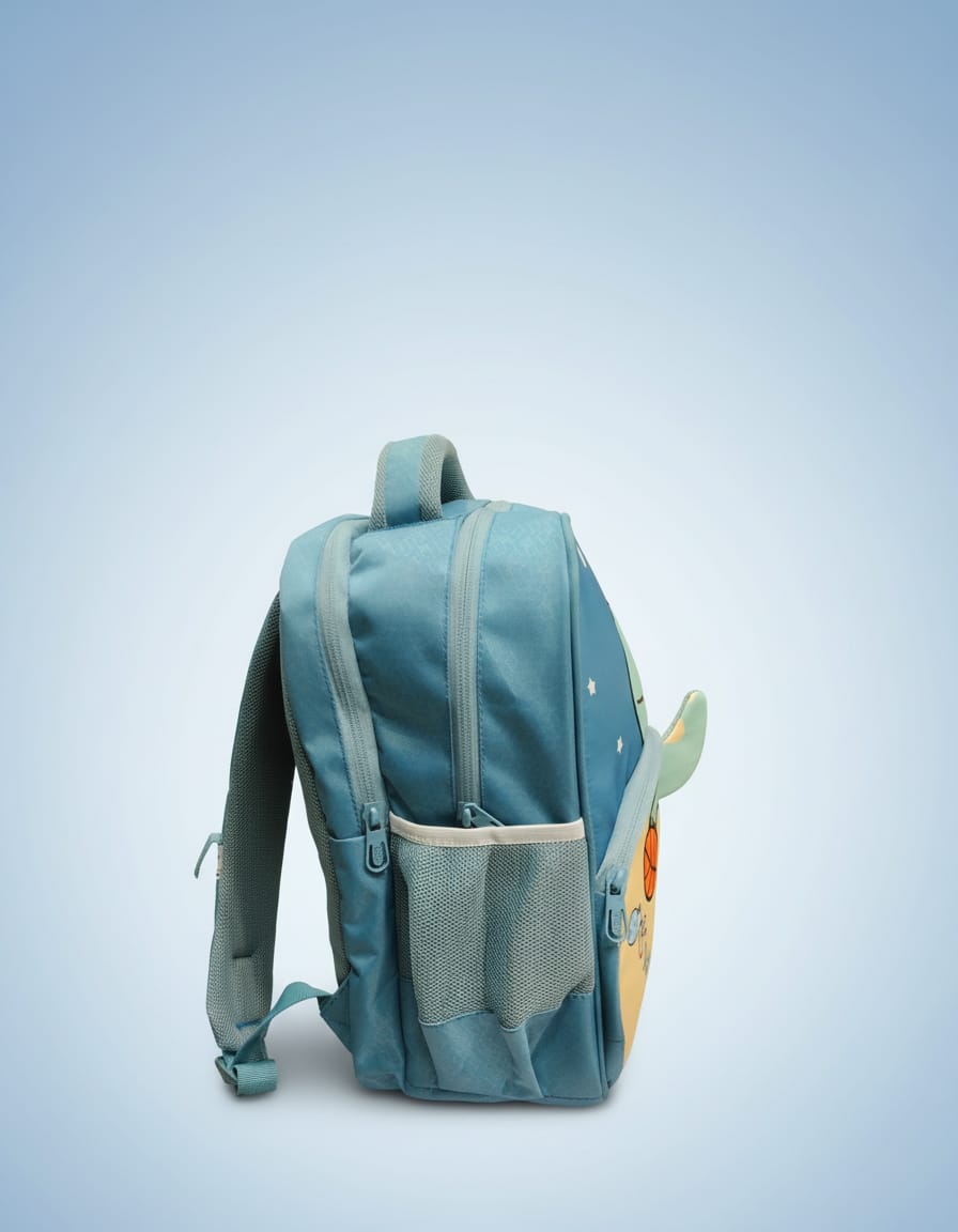 Premium Waterproof School Bag for Kids (Class 1st) | Lightweight & Durable Backpack with 3 Compartments | Comfortable Daily School Bag | Cool Green
