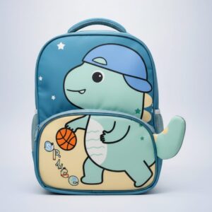 Premium Waterproof School Bag for Kids (Class 1st) | Lightweight & Durable Backpack with 3 Compartments | Comfortable Daily School Bag | Cool Green