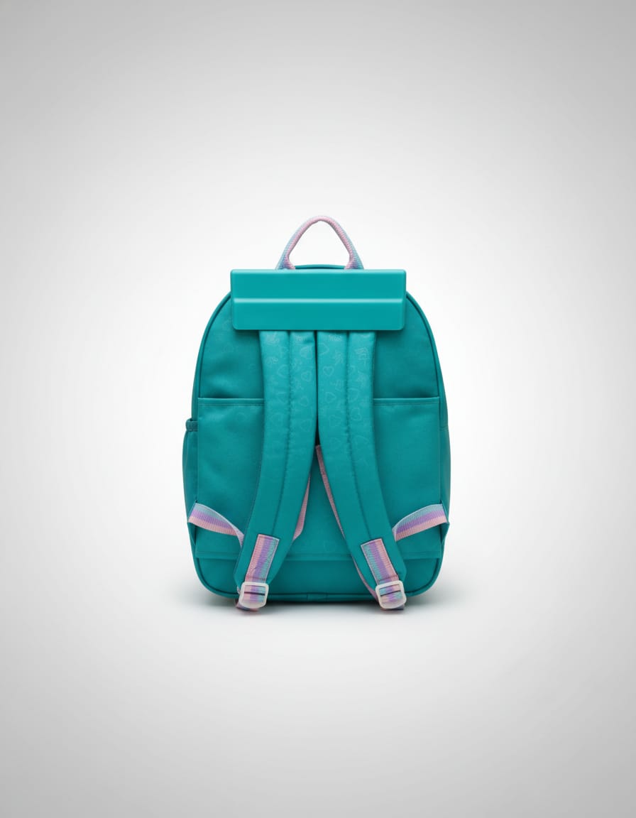 Premium Waterproof Trolley School Bag for Kids (Class 1st–2nd) | Rolling Backpack with Wheels & 3 Compartments | Large Capacity School Bag with Handle | Light Green