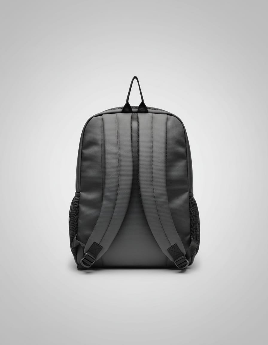 Premium Waterproof School Bag with Laptop Compartment for Students (Class 6th–10th) | Durable Backpack with 3 Compartments & Multi Pockets | Large Capacity School & Laptop Bag | Black & Grey