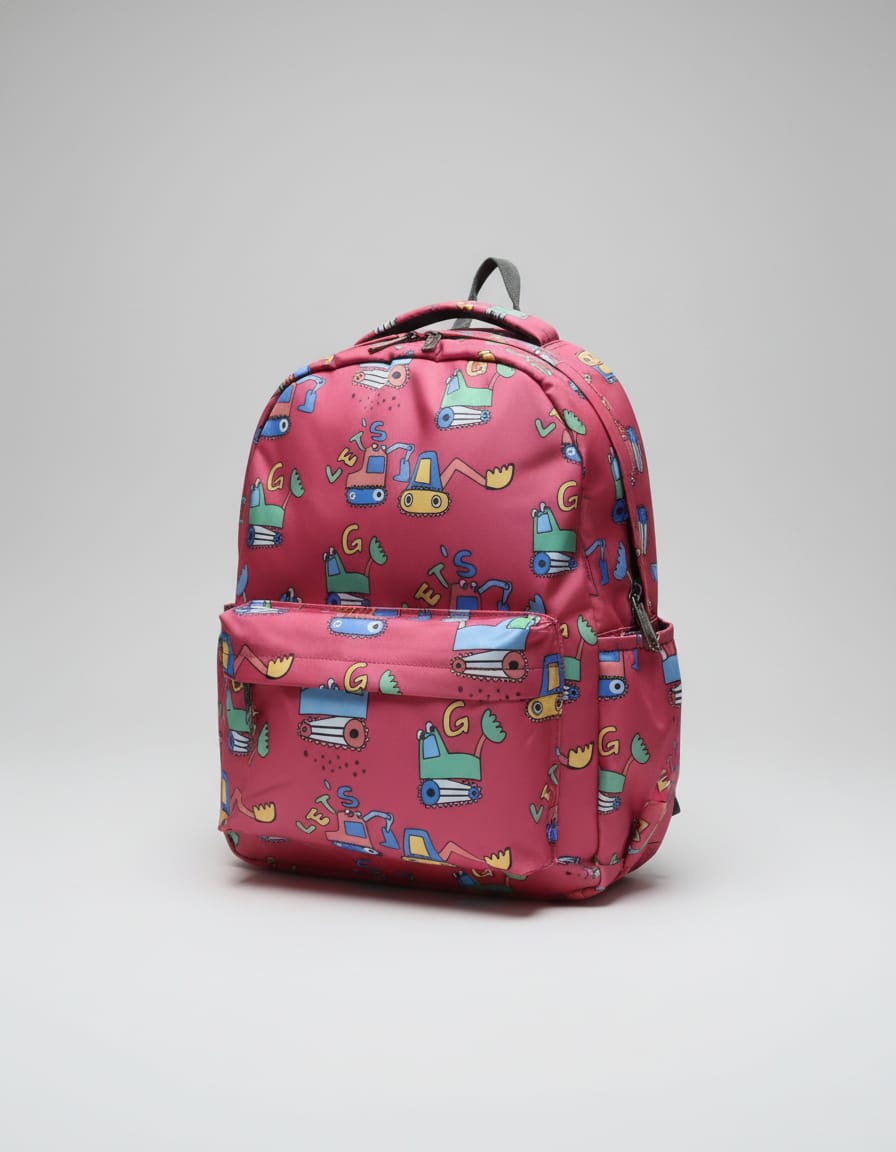 Edge Premium Waterproof School Bag with Laptop Compartment for Girls (Class 6th–10th) | Stylish Backpack with 4 Compartments & Dual Bottle Holders | Large Capacity Pink Bag