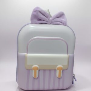 Compact Play School Bag for Kids (Playgroup/Nursery) | Lightweight Mini Backpack with 2 Compartments | Daily Use Kids School Bag | Sky Blue & Purple