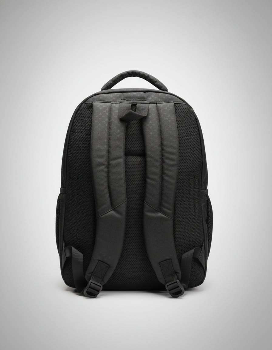 American Style College Backpack with Laptop Compartment for Students (Class 6th–12th) | Premium Durable School & College Bag with 3 Compartments | Stylish Black Laptop Bag