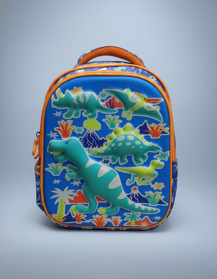 Lightweight School Bag for Kids (Class 1st–2nd) | Compact Backpack with 2 Compartments & Dual Bottle Holders | Comfortable Daily Use School Bag | Blue