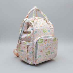 Premium Baby Diaper Bag Backpack for Mothers | Spacious Multi-Compartment Mother Bag with 3 Sections & 4 Inner Pockets | Stylish & Durable Baby Care Bag | Cream
