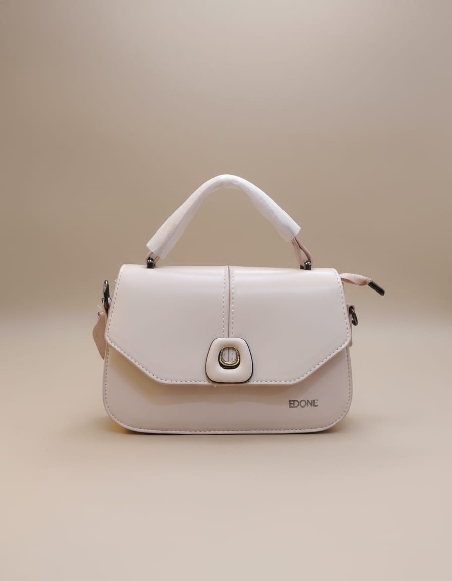 Premium PU Leather Sling Bag for Women with Flap | Stylish Side Bag with 3 Compartments & Inner Pockets | Daily Use Ladies Handbag | Beige, Green, Pink, Black, Brown