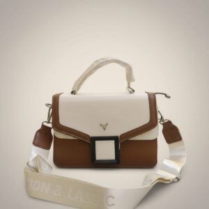 Premium PU Leather Sling Bag for Girls with Flap | Stylish Compact Side Bag with 3 Compartments & Inner Pocket | Daily Use Handbag | Mehndi, Tan, Light Brown