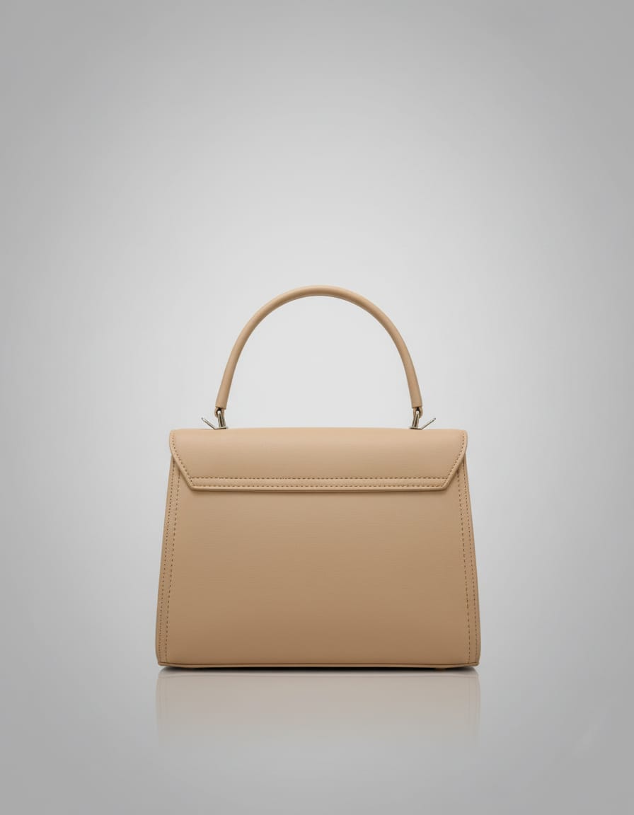Coco Queen Premium Handbag for Women | Stylish Flap Sling with Long Strap & Dual Compartments | Elegant Compact Ladies Side Bag | Light Grey & Camel