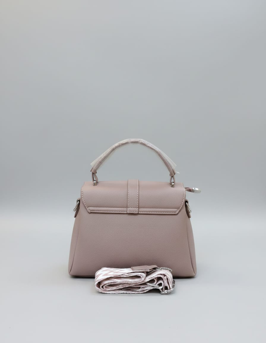 Premium Import Look Sling Bag for Women | Stylish Flap Side Bag with 3 Compartments & Long Strap | Compact Designer Style Handbag | Pink, Blue, Black, Cream, Grey
