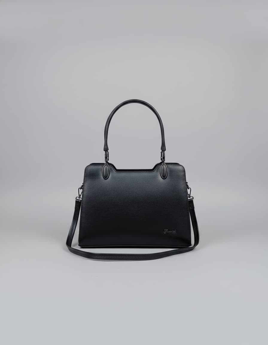 Gurnish Premium PU Leather Women Handbag | Stylish Latest Design Ladies Handbag | 3 Compartments + 2 Inside Pockets | Everyday Fashion Handbag for All Occasions