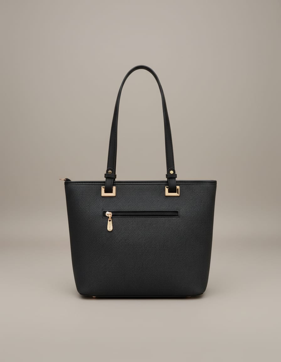 Ada & Peris Premium Office Tote Bag for Women | Stylish Tote Handbag with Strap | 2 Compartments + 2 Inside Pockets | Professional Office Bag with Zip Closure