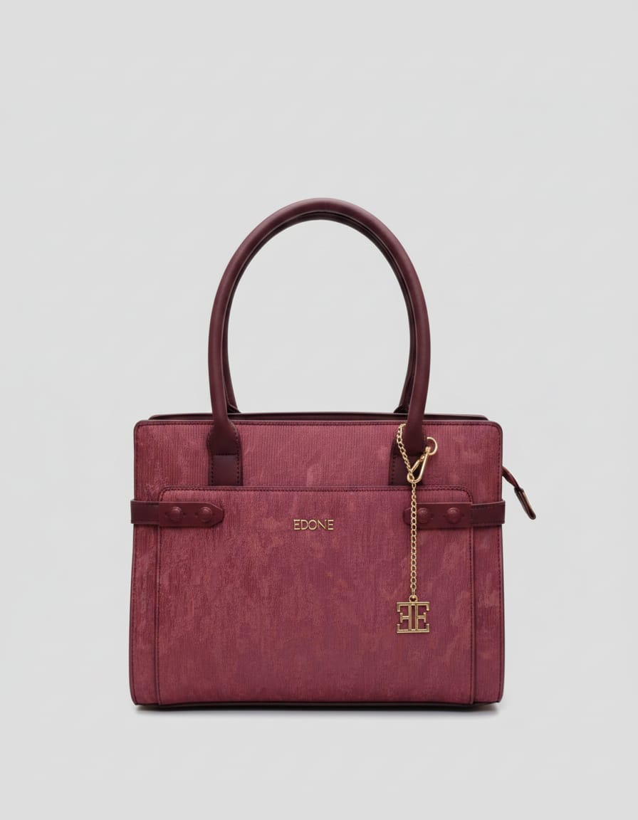Edone Premium Fancy Handbag for Women | Stylish Handbag with Strap | 2 Compartments + Inside Accessories Pouch | Elegant Daily Use Fancy Bag with Zip Closure
