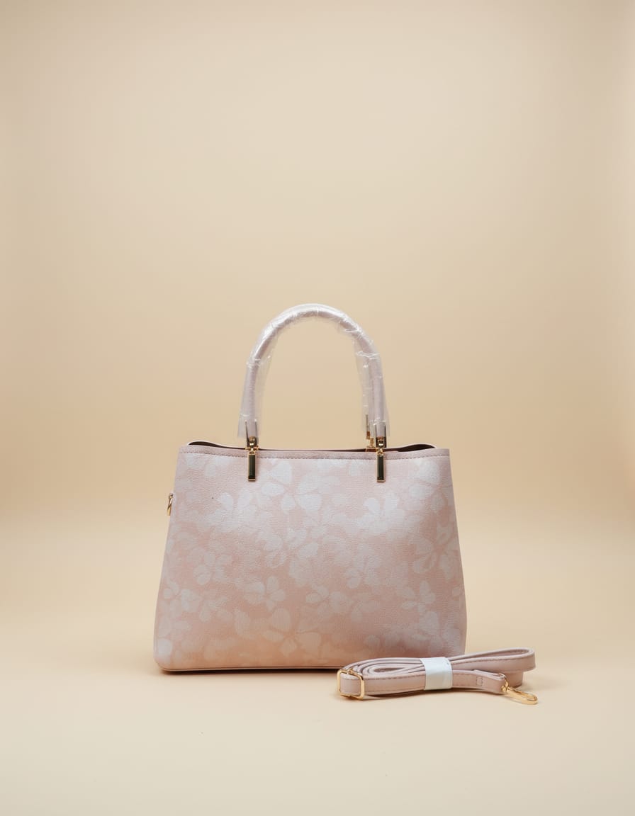 Edone Premium Fancy Handbag for Women | Stylish Handbag with Strap | 3 Compartments + 2 Inside Pockets | Elegant Daily Use Fancy Bag with Zip Closure