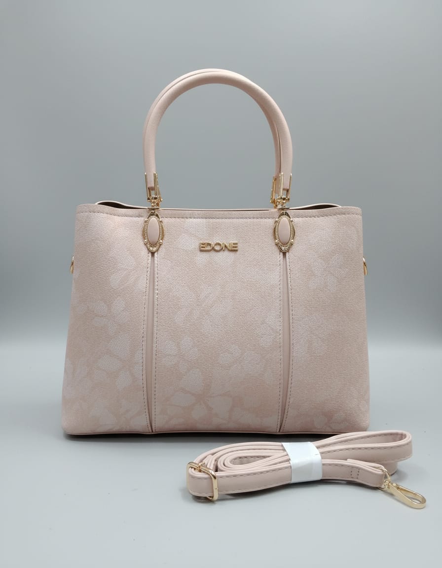 Edone Premium Fancy Handbag for Women | Stylish Handbag with Strap | 3 Compartments + 2 Inside Pockets | Elegant Daily Use Fancy Bag with Zip Closure
