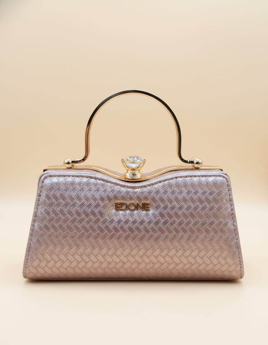 Edone Premium Party Clutch Bag for Women | Stylish Fancy Party Handbag | 1 Compartment | Elegant Small Clutch with Zip Closure for Special Occasions