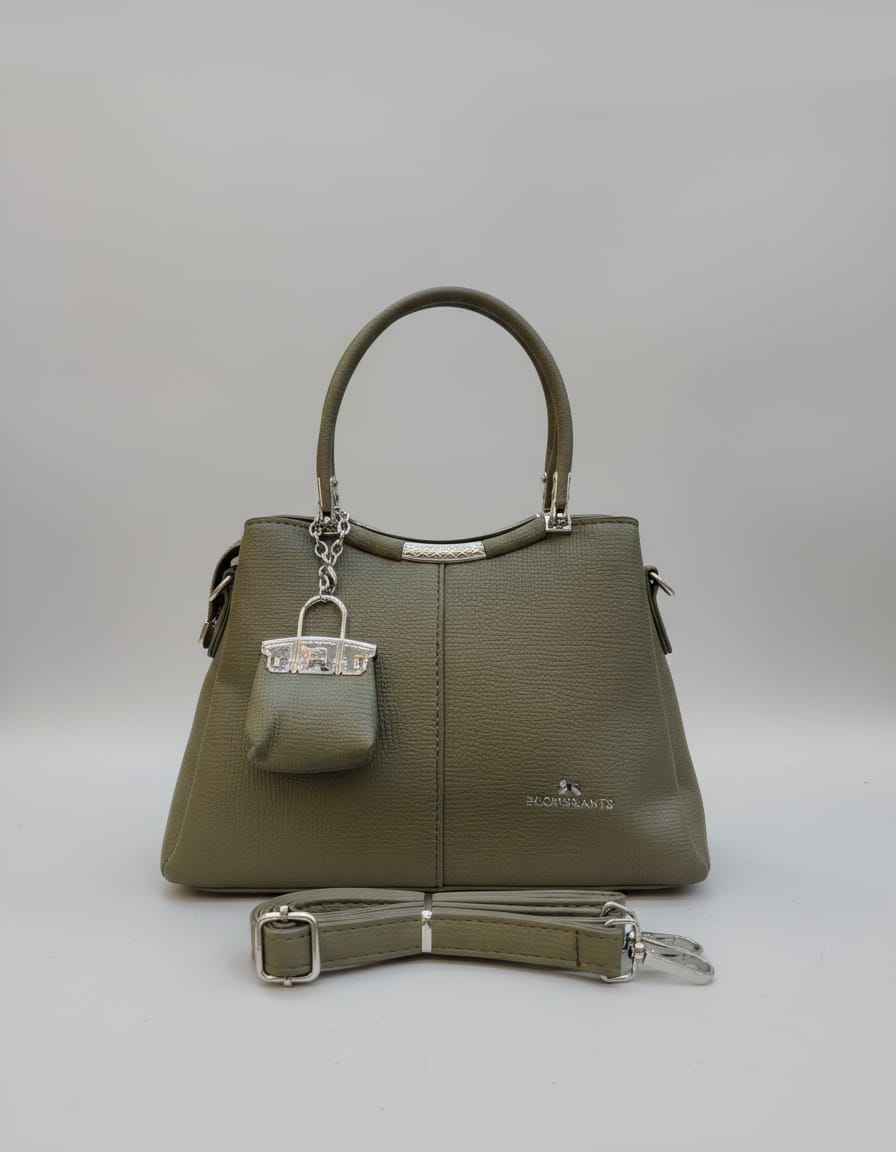 Duoyu & Ants Premium Soft PU Leather Handbag for Women | Stylish Handbag with 3 Compartments + 2 Inside Pockets | Elegant Daily Use Fancy Handbag with Zip Closure