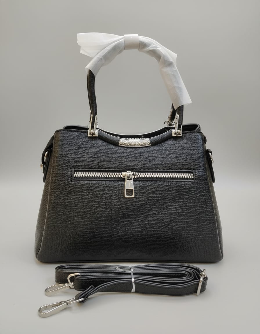 Duoyu & Ants Premium Soft PU Leather Handbag for Women | Stylish Handbag with 3 Compartments + 2 Inside Pockets | Elegant Daily Use Fancy Handbag with Zip Closure