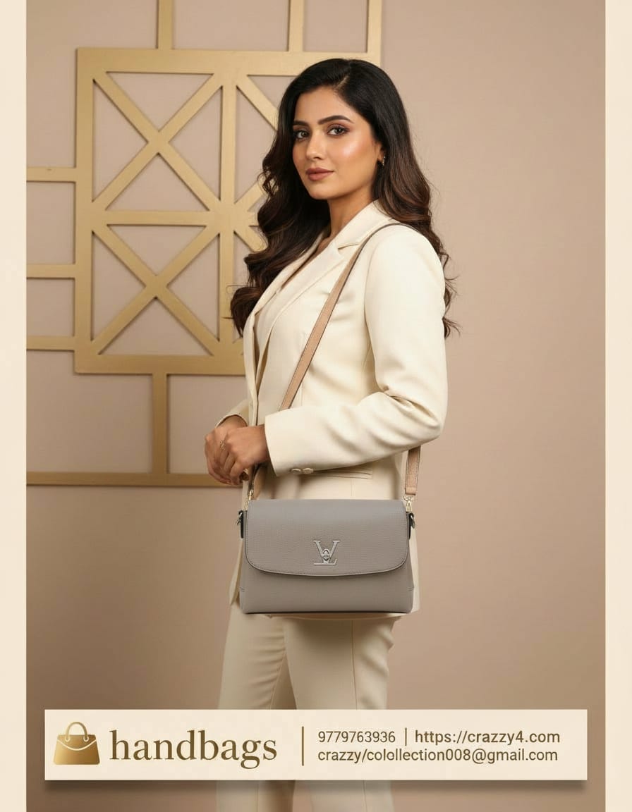 YSL Premium Fancy Sling Bag for Women | Stylish Sling Handbag with Strap | 3 Compartments + 2 Inside Pockets | Elegant Daily Use Sling Bag with Zip Closure