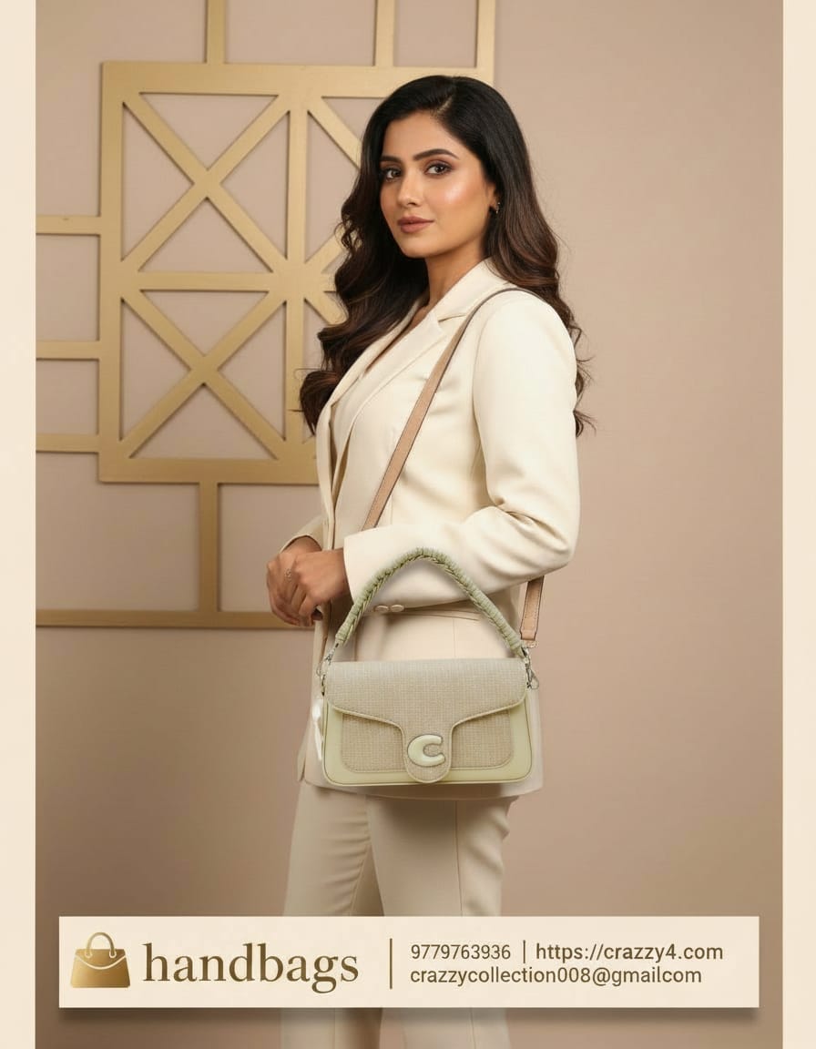 YSL Premium Fancy Sling Bag for Women | Stylish Light Green Sling Handbag with Strap | 1 Compartment | Elegant Small Sling Bag with Zip Closure for Daily Use