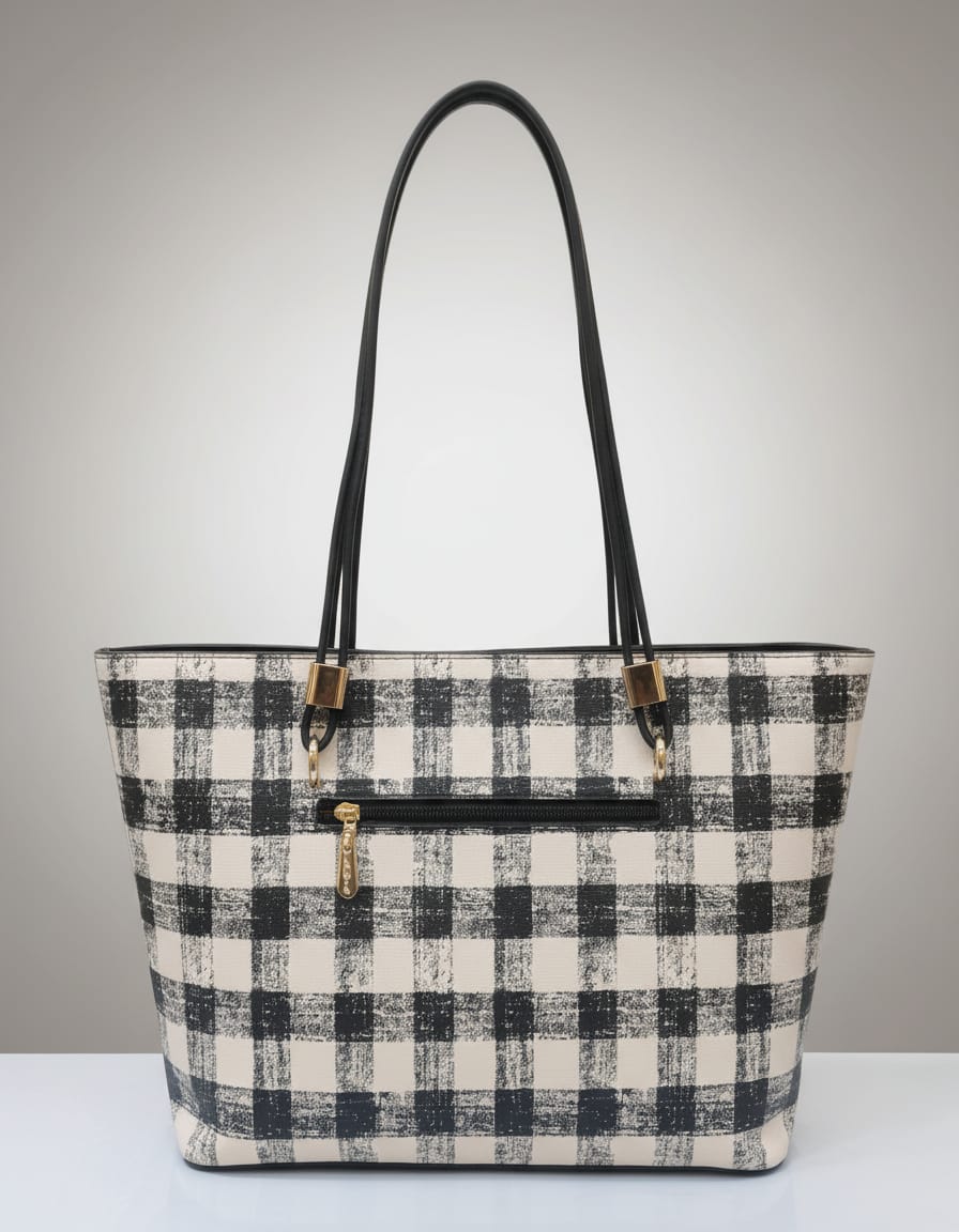Premium Big Tote Bag for Girls | Stylish Office & College Tote Handbag | 2 Compartments + 2 Inside Pockets | Black, Coffee, Light Brown & Green Daily Use Tote Bag