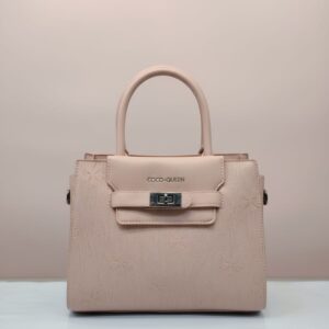 Premium Handbag for Girls | Stylish Daily Use Office Handbag with Strap | 3 Compartments + 2 Inside Pockets | Elegant Small Handbag with Zip Closure