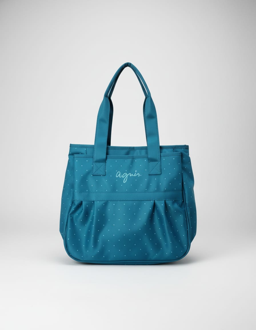Premium Waterproof Shopping Bag for Women | Heavy Sarteene Fabric Tote with Shoulder Strap | 3 Compartments + 2 Inside Pockets | Pink & Blue Daily Use Utility Bag