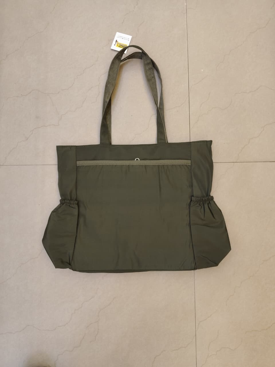 Premium Waterproof Shopping Bag for Women | Stylish Shoulder Tote with 4 Compartments + 2 Inside Pockets | Black & Green Daily Use Utility Bag with Dual Zip Closure