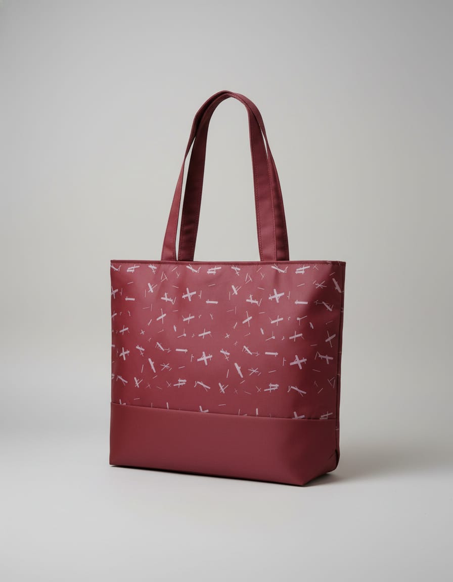 Premium Waterproof Shopping Bag for Women | Heavy Sarteene Shoulder Tote | Multiple Compartments + 1 Inside Pocket + 2 Front Pockets | Maroon, Purple, Black, Green, Navy & Pink Utility Bag