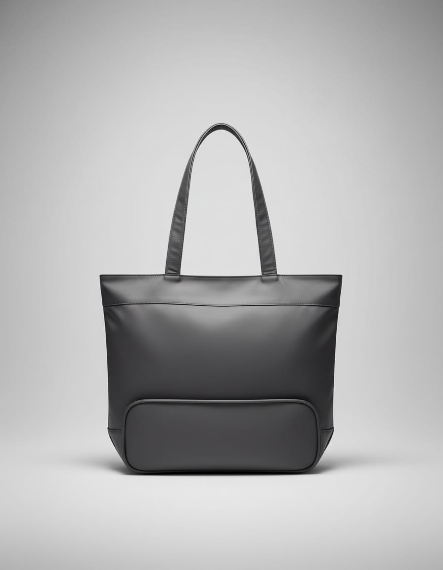 Premium Waterproof Shopping Bag for Women | Heavy Sarteene Shoulder Tote | 1 Compartment + Inside & Front Pocket | Gray, Black & Blue Daily Use Utility Bag