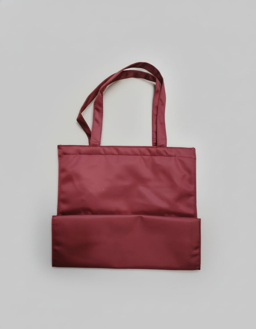 Premium Waterproof Shopping Bag for Women | Heavy Sarteene Shoulder Tote | 1 Compartment + 1 Inside Pocket | Grey, Blue & Maroon Daily Use Utility Bag