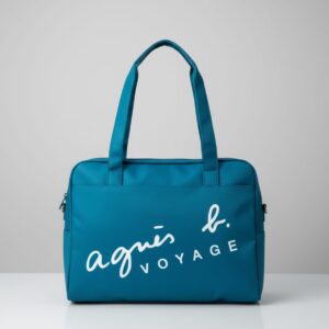 Premium Waterproof Travel Duffle Bag | Heavy Sarteene Shoulder Travel Bag | 1 Compartment + Inside Pocket | Teal, Pink & Green Stylish Travel Bag