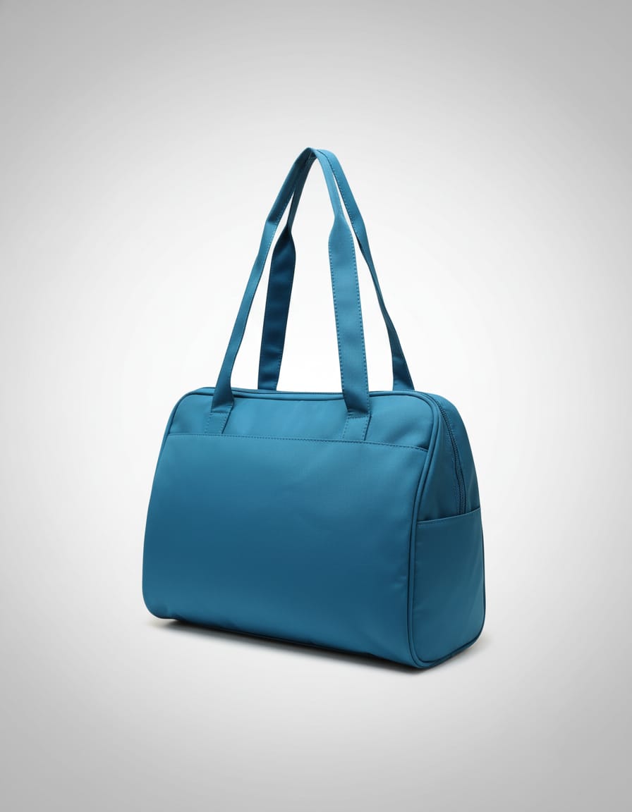 Premium Waterproof Travel Duffle Bag | Heavy Sarteene Shoulder Travel Bag | 1 Compartment + Inside Pocket | Teal, Pink & Green Stylish Travel Bag