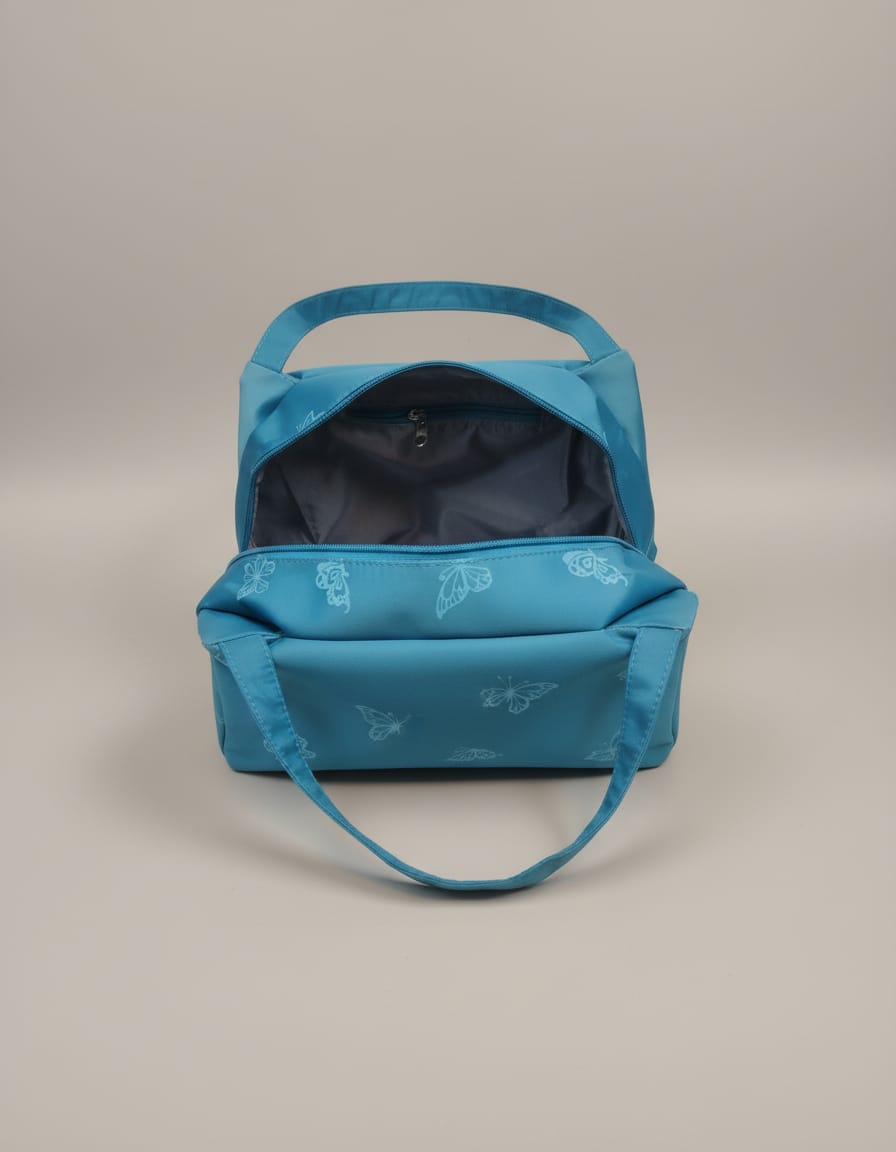 Premium Waterproof Women Tiffin Bag | Stylish Lunch Carry Bag with Front Pocket | 1 Compartment + Inside Pocket | Multi-Color Daily Use Tiffin Bag