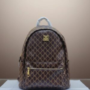 Premium Backpack for Girls | Stylish brown & Cream Daily Use Office & Travel Backpack | 3 Compartments + 2 Inside Pockets | Spacious Multi-Purpose Backpack