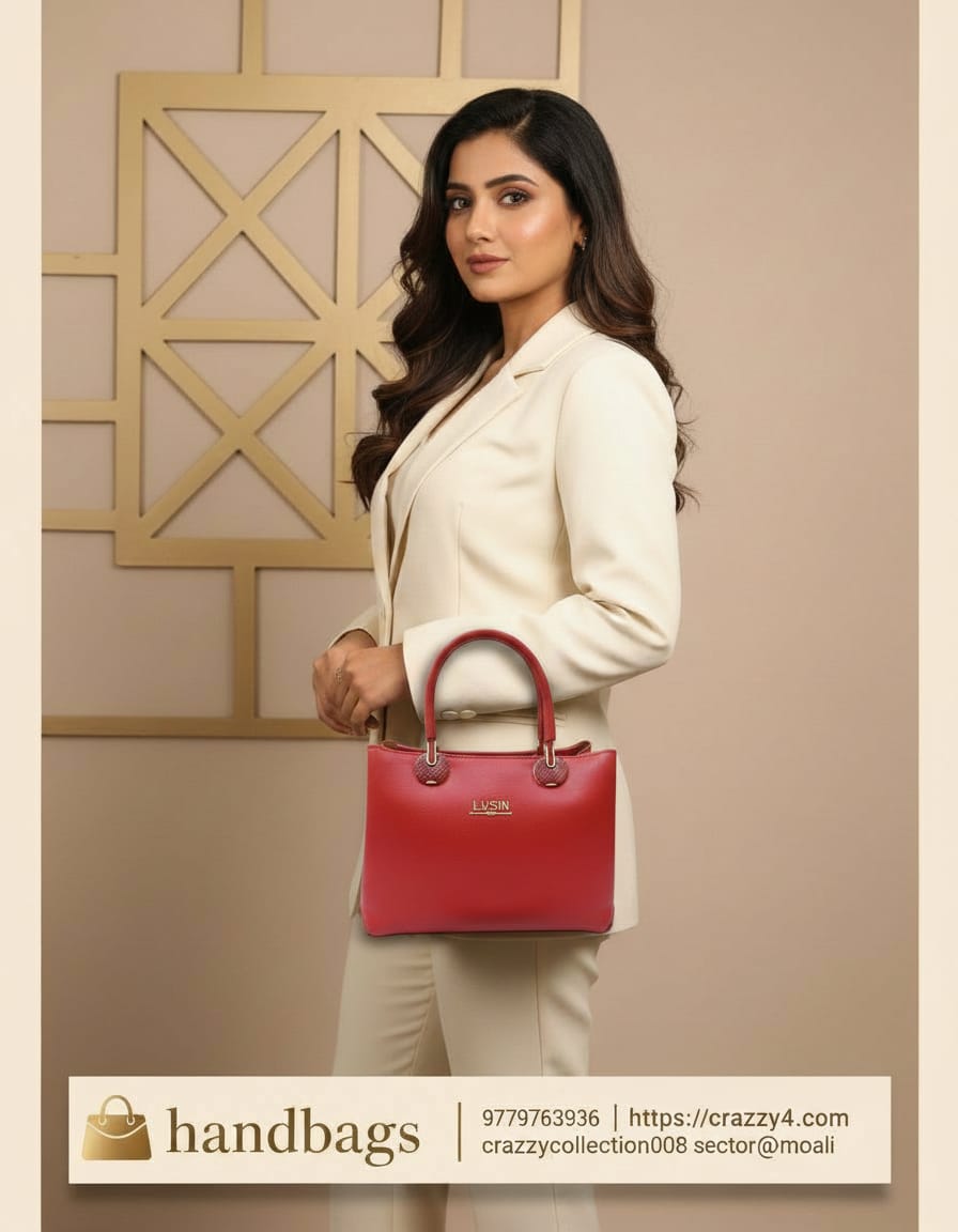 Premium PU Leather Party Bag for Women | Stylish Functional Sling Bag with Long Strap | 3 Compartments + 2 Inside Pockets | Light Maroon Elegant Party Handbag