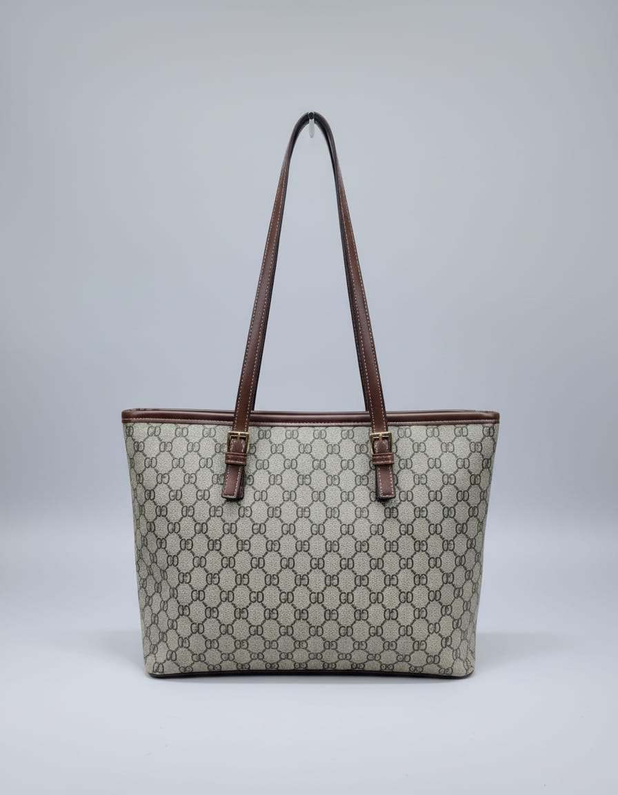Ada & Peris Premium PU Tote Bag for Women | Stylish Office Going Tote Bag | 2 Compartments + 2 Inside Pockets | Tan, Brown & Coffee Elegant Handbag