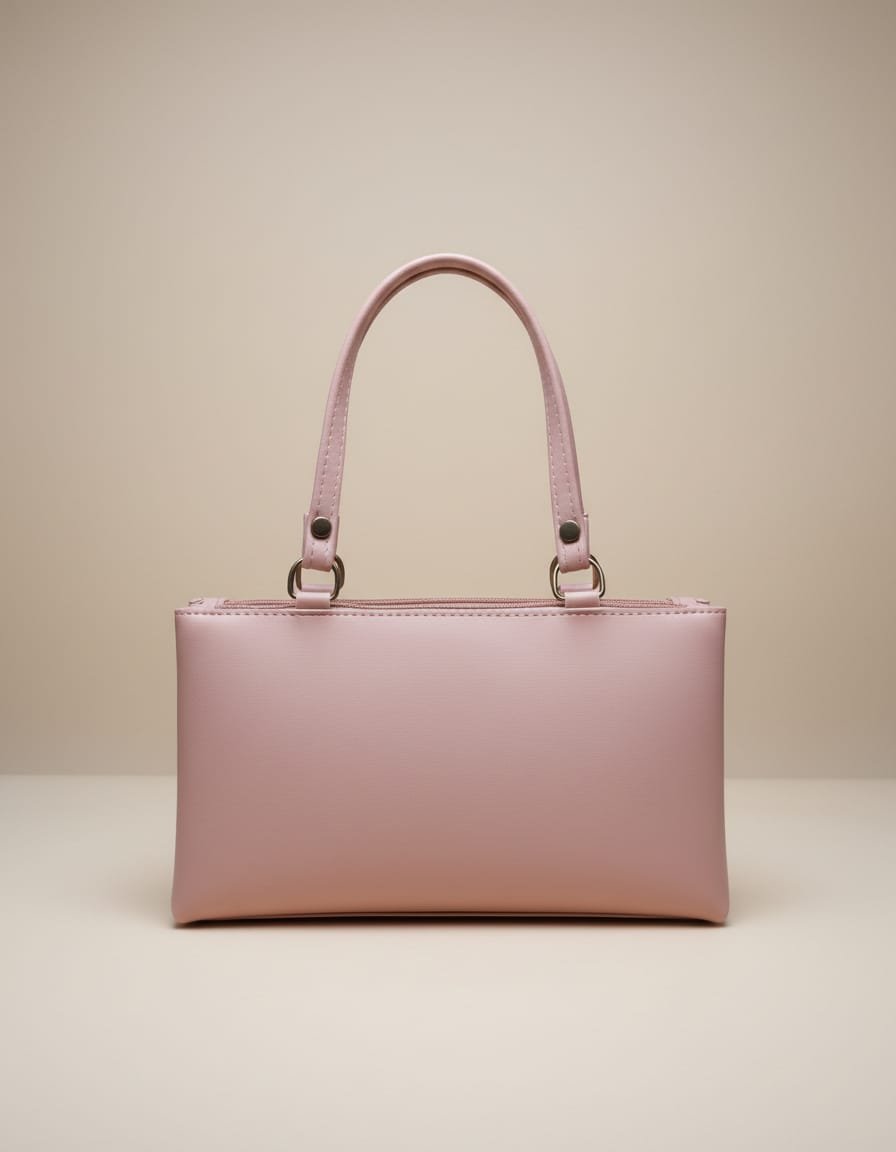 Premium Mini Handbag for Women | Stylish Daily Use Sling Bag with Long Strap | 3 Compartments + 2 Inside Pockets | Pink, Black, Brown & Off-White Mini Handbag