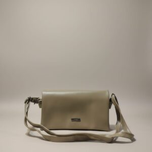 Premium Soft PU Side Bag for Women | Stylish Daily Use Sling Bag with Long String | 2 Compartments + 2 Inside Pockets | Olive & Green Compact Side Bag