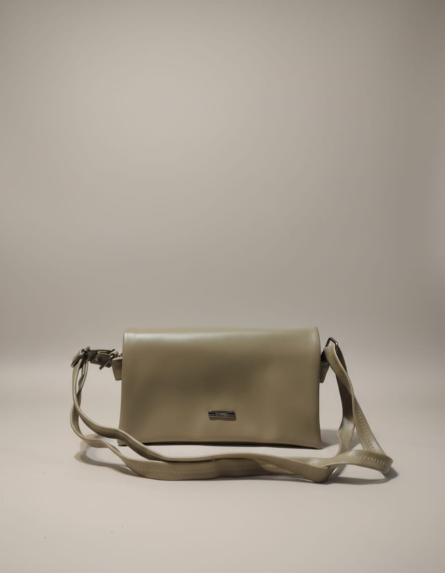 Premium Soft PU Side Bag for Women | Stylish Daily Use Sling Bag with Long String | 2 Compartments + 2 Inside Pockets | Olive & Green Compact Side Bag
