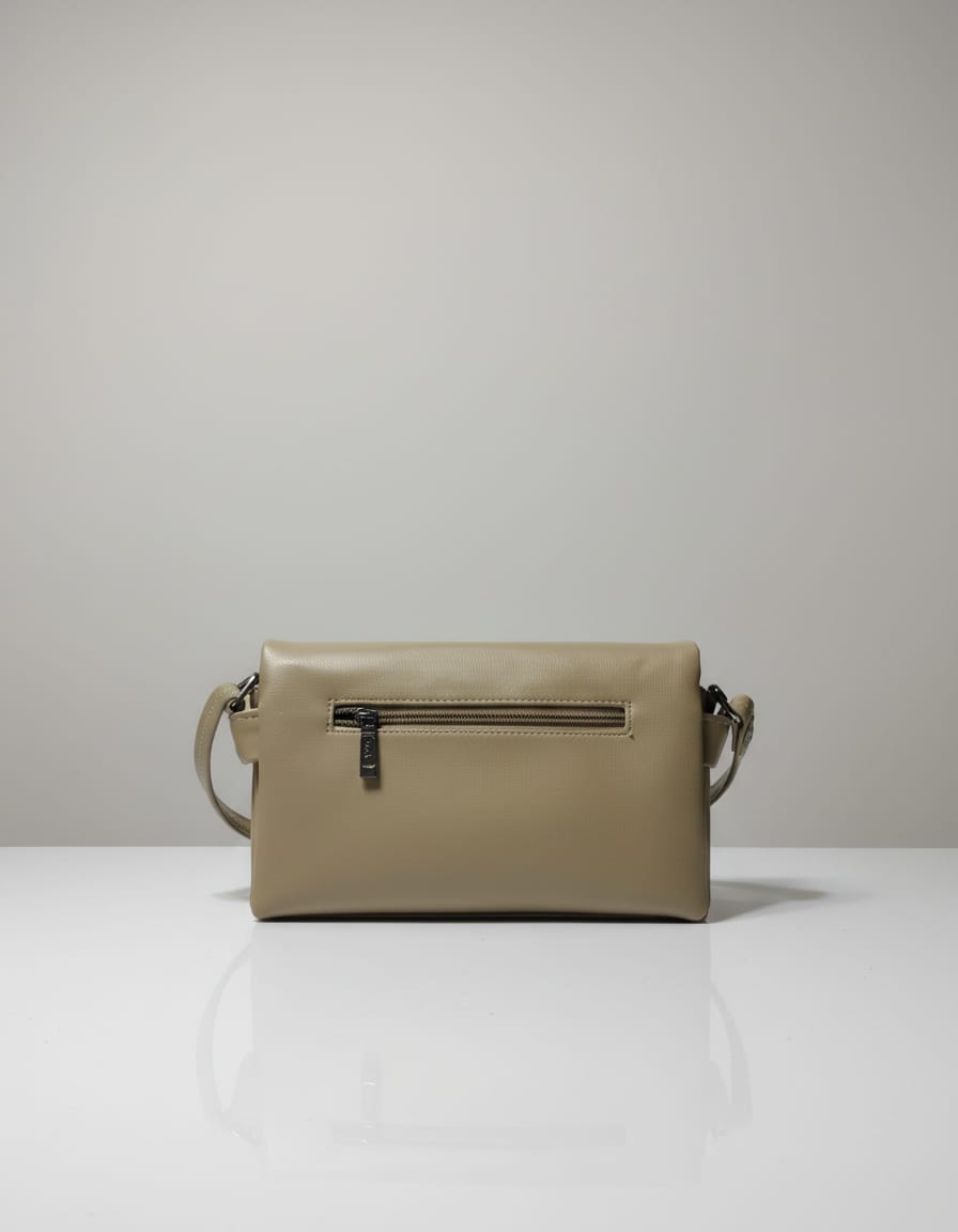 Premium Soft PU Side Bag for Women | Stylish Daily Use Sling Bag with Long String | 2 Compartments + 2 Inside Pockets | Olive & Green Compact Side Bag