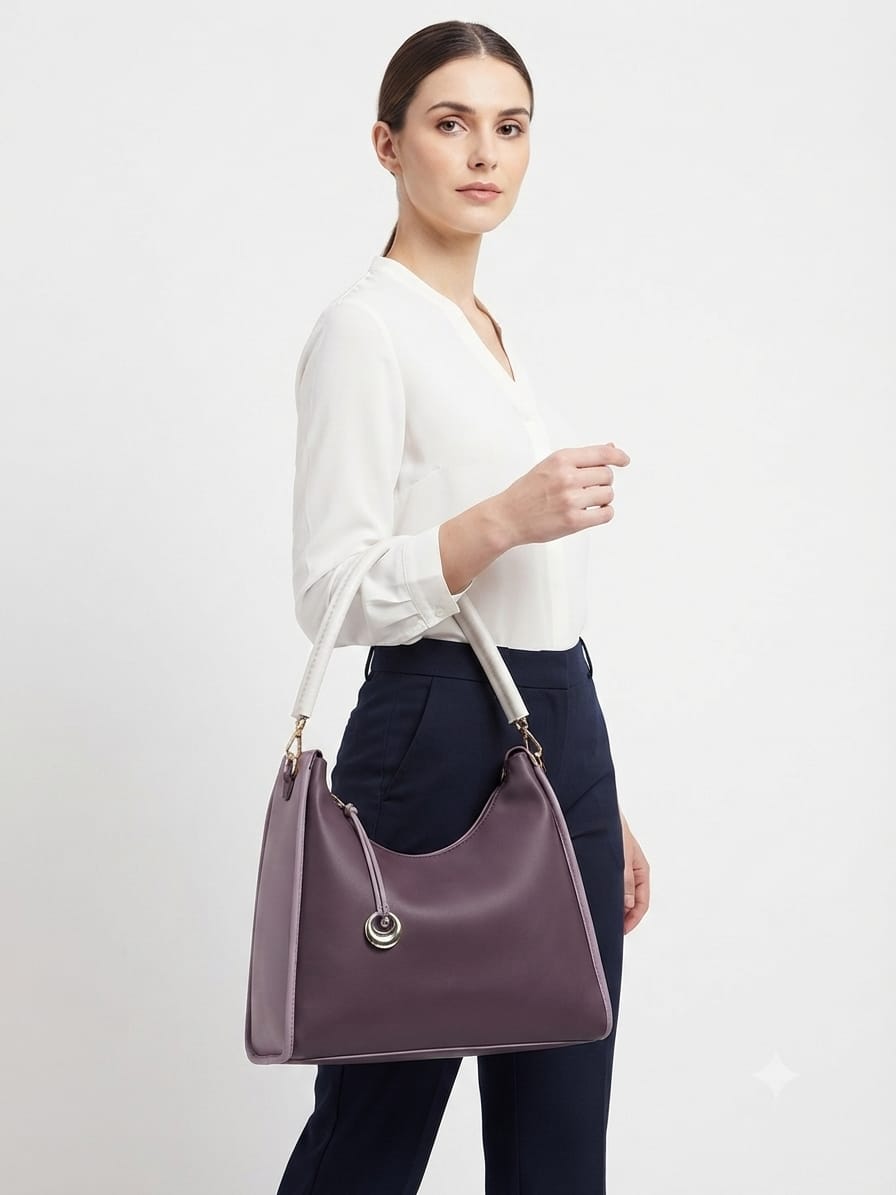 Sessy Bella Premium PU Leather Hobo Bag | High-End Women's Shoulder Handbag | Stylish Casual & Formal Fashion Bag