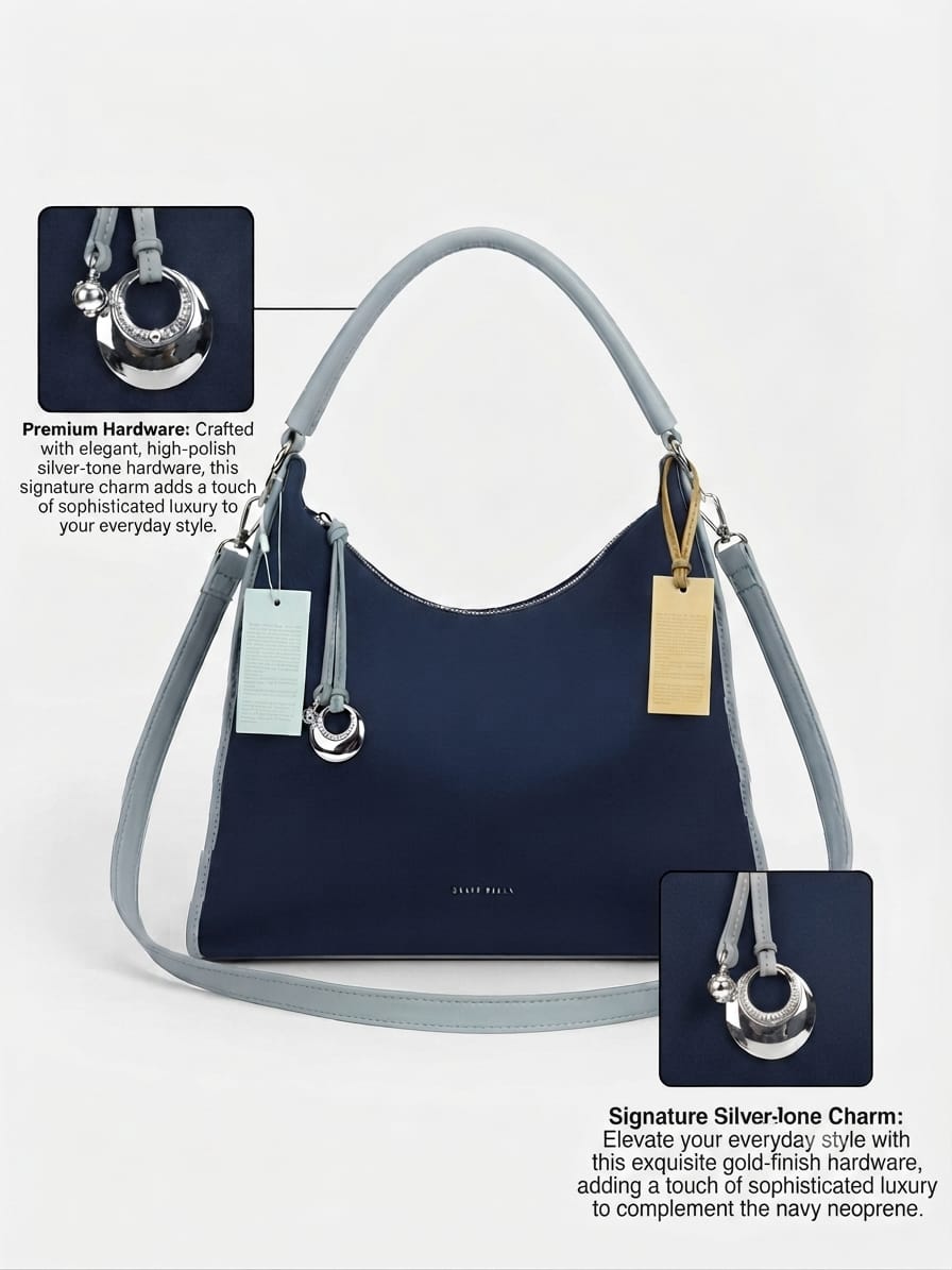 Sessy Bella Premium PU Leather Hobo Bag | High-End Women's Shoulder Handbag | Stylish Casual & Formal Fashion Bag