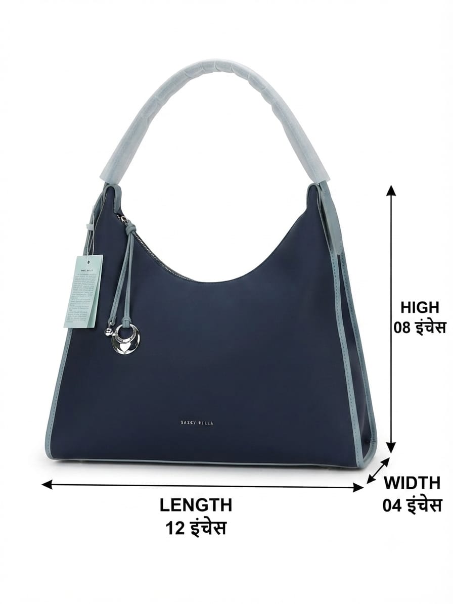 Sessy Bella Premium PU Leather Hobo Bag | High-End Women's Shoulder Handbag | Stylish Casual & Formal Fashion Bag